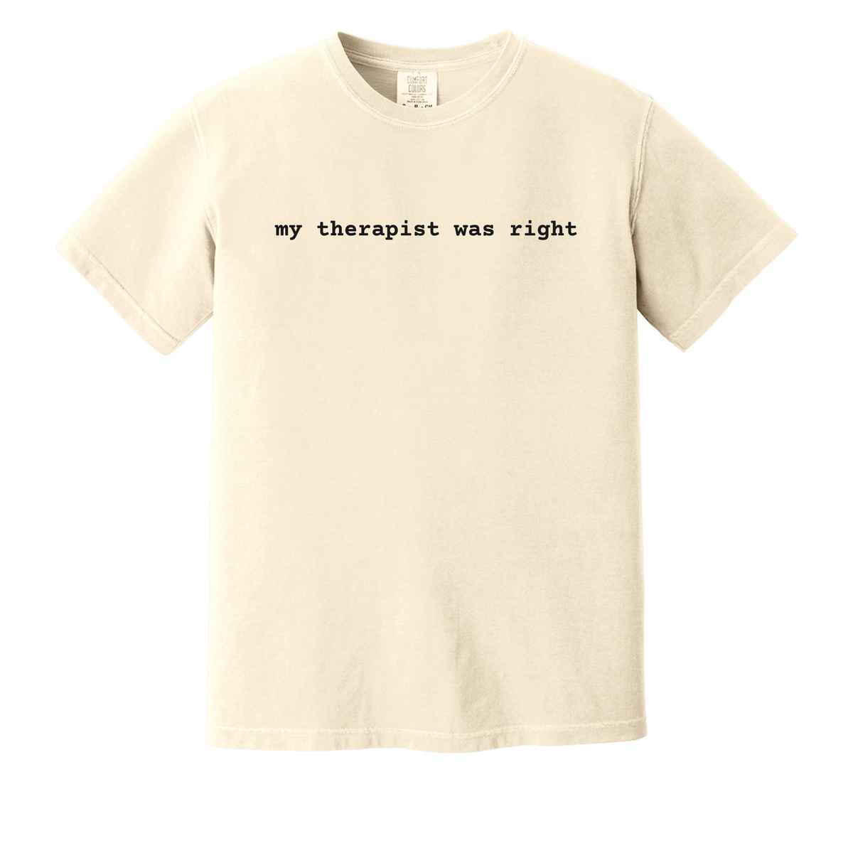my therapist was right Unisex T-shirt