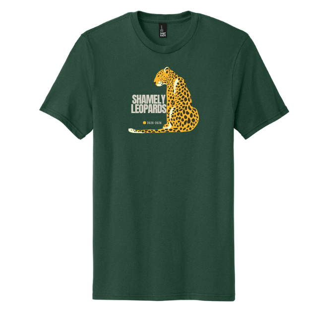 Shamley School Spirit T-Shirt w/Leopard