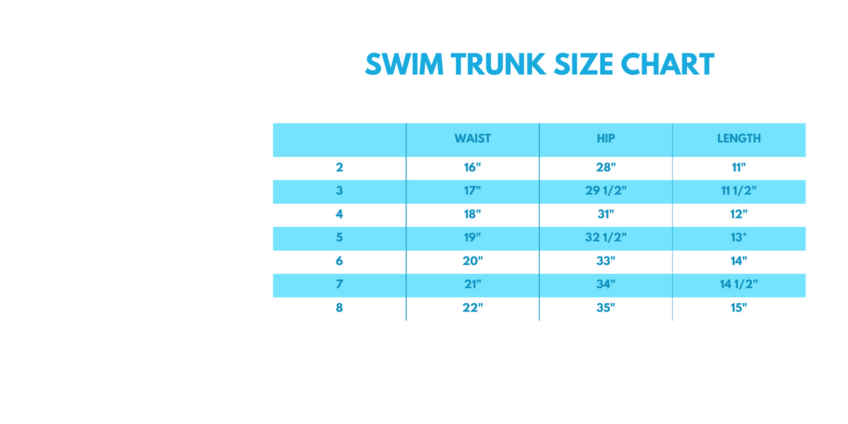Green Stripe Shark UPF Swim Trunks
